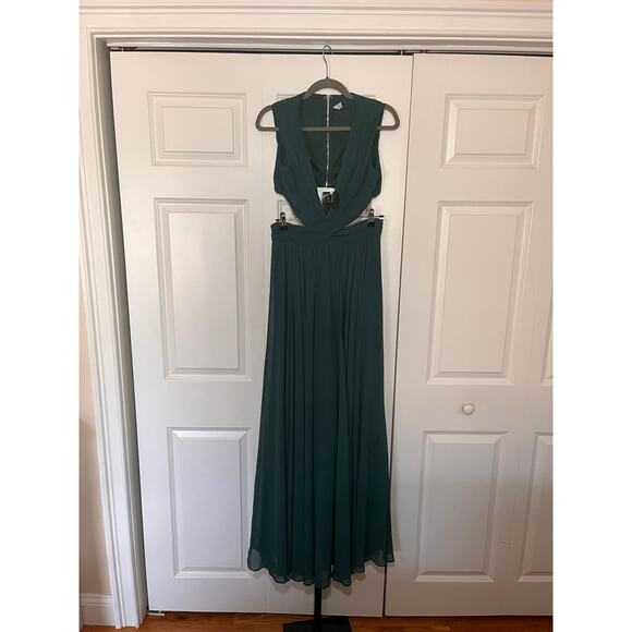 Lulus Vivid Imagination Emerald Green Cutout Maxi
Dress - Picture 6 of 12